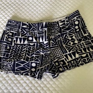 EUC- JCrew Printed Shorts Size 4
